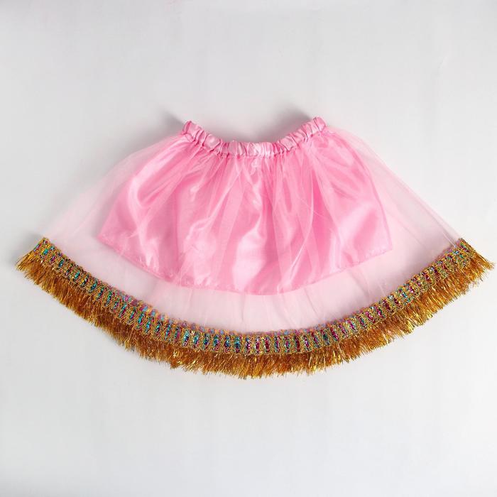 Карнавальная юбка «Бабочка», цвет розовый - Фото 1