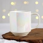 Кружка керамическая «Котик», 300 мл, цвет белый - фото 24282835