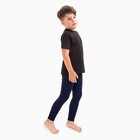 Кальсоны для мальчика (термо), цвет тёмно-синий, рост 146 см (40) - Фото 4
