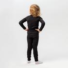 Комплект для мальчика термо (лонгслив,кальсоны), цвет чёрный, рост 116 см (32) - Фото 3