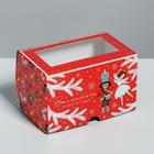 Коробка для капкейков «Щелкунчик» 10 х 16 х 10 см, Новый год - фото 320140616