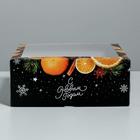 Коробка для капкейков «Новогодняя» 25 х 25 х 10 см - Фото 3