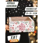 Коробка для капкейков «С Новым Годом!» 25 х 25 х 10 см - Фото 8