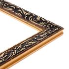 Рама для картин (зеркал) 80 х 100 х 4 см, дерево "Версаль", золотой - фото 25265948