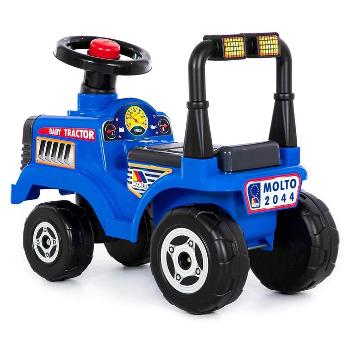 Толокар-трактор «Митя», цвет синий - фото 1899807190