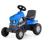 Педальная машина для детей Turbo, цвет синий - фото 3483340