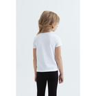 Футболка для девочки цвет белый, рост 146 - Фото 3