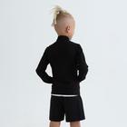 Толстовка для мальчика цвет чёрный, рост 122 - фото 21106623