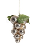 Ёлочная игрушка «Зимнее волшебство. Виноград-сокровище», пластик, 8.5×15 см, золото 5044972 Ёлочная игрушка «Зимнее волшебство. Виноград-сокровище», пластик, 8.5×15 см, золото 5044972