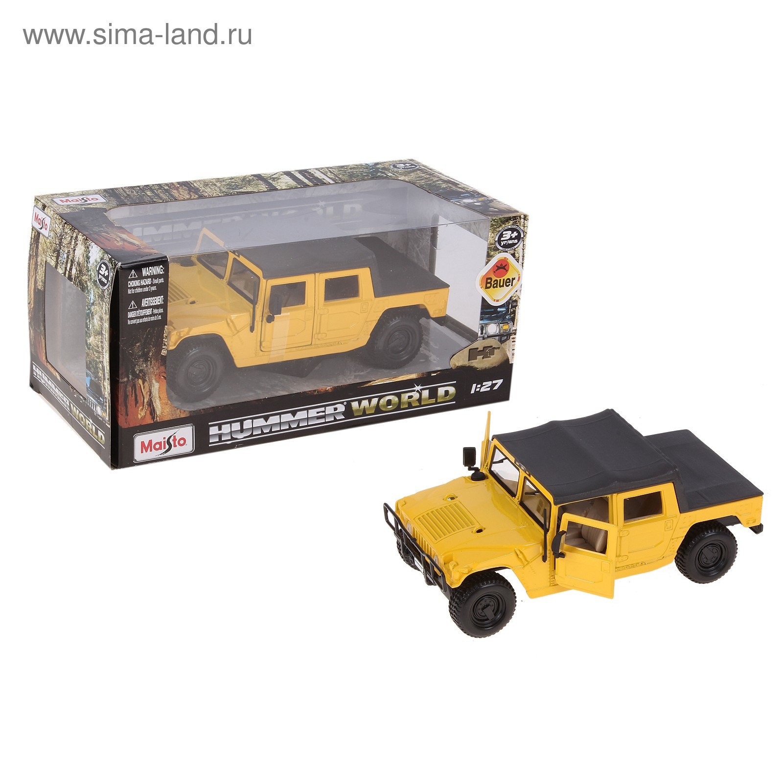 Модель машины Хаммер Soft Top, масштаб 1:27 (626096) - Купить по цене от  419.13 руб. | Интернет магазин SIMA-LAND.RU