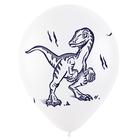 Шар латексный 12" «Динозавры», пастель-кристалл, 4-сторонний, набор 100 шт., МИКС - Фото 4