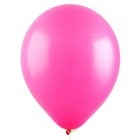 Шар латексный 12", пастель, набор 100 шт., цвет фуксии - фото 21106756