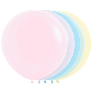 Шар латексный 24", пастель, макаронс, набор 10 шт., МИКС