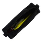 Набор канцелярский 10 предметов (Пенал-тубус 65 х 210 мм, ручки 4 штуки, линейка 15 см, точилка, карандаш 2 штуки, текстовыделитель), чёрный - Фото 5