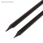 Набор канцелярский 10 предметов (Пенал-тубус 65 х 210 мм, ручки 4 штуки, линейка 15 см, точилка, карандаш 2 штуки, текстовыделитель), чёрный - Фото 8