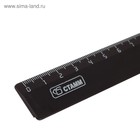 Набор канцелярский 10 предметов (Пенал-тубус 65 х 210 мм, ручки 4 штуки, линейка 15 см, точилка, карандаш 2 штуки, текстовыделитель), чёрный - Фото 10