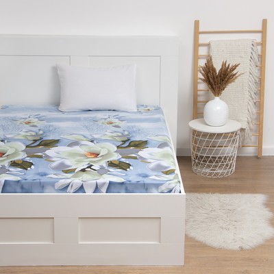 Простыня 1.5 спальная Этель «Кувшинки», 150×220 см, хлопок 100%, бязь