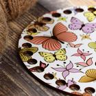 Заготовка для вязания "Круг Бабочки", донышко фанера, размер 15 см - Фото 2