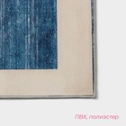 Коврик Доляна «По-домашнему» , 50×80 см, цвет синий - фото 7175663