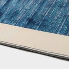 Коврик для дома Доляна «По-домашнему» , 50×80 см, цвет синий - Фото 3