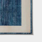 Коврик Доляна «По-домашнему» , 60×100 см, цвет синий - Фото 2
