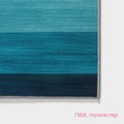 Коврик для ванной Доляна «Лазурный», 50×80 см, синий - Фото 3