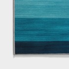 Коврик для ванной Доляна «Лазурный», 50×80 см, цвет синий - Фото 4