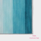 Коврик Доляна «Лазурный», 60×100 см, синий - Фото 3