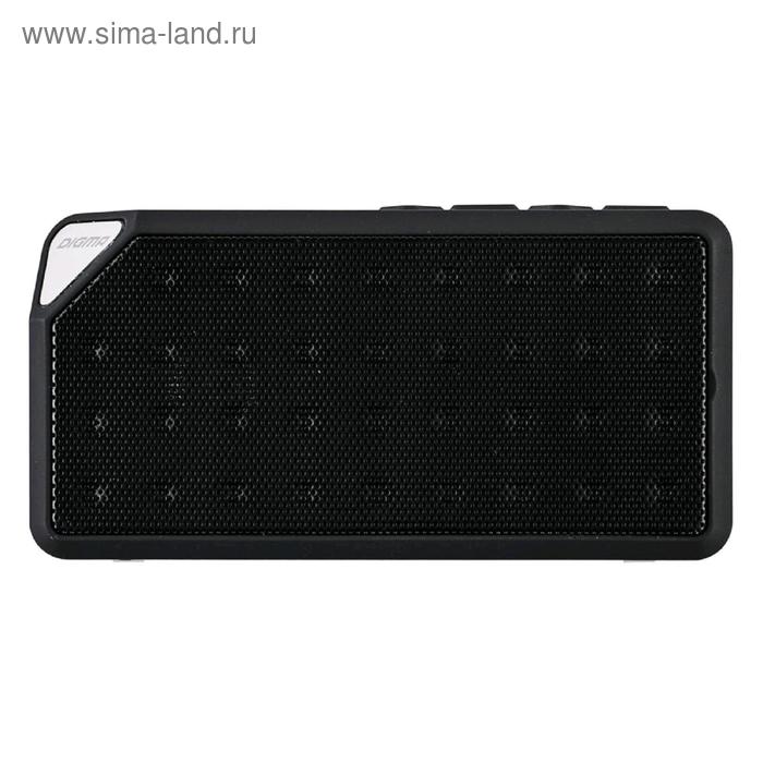 Портативная колонка Digma S-20 4Вт, FM, AUX, microSD, USB, Bluetooth 4.2, черный - Фото 1