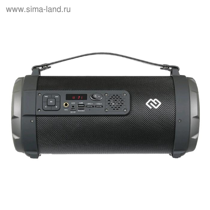 Портативная колонка Digma S-35 18Вт, FM, AUX, microSD, USB, Bluetooth4.2, 1800мАч, черный - Фото 1