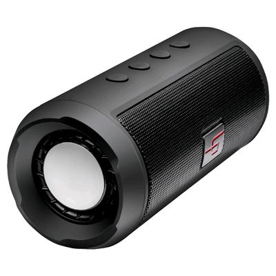 Портативная колонка Ginzzu GM-894B, 6Вт, FM, AUX, microSD, USB, BT4.2, 1200мАч, черный