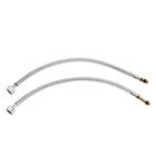 Смеситель для кухни ROEGEN RC014W, однорычажный, гибкий излив, цинк, белый, хром - Фото 4