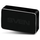 Портативная колонка Sven PS-85 5Вт, FM, AUX, microSD, USB, Bluetooth, 600мАч, черный - Фото 1