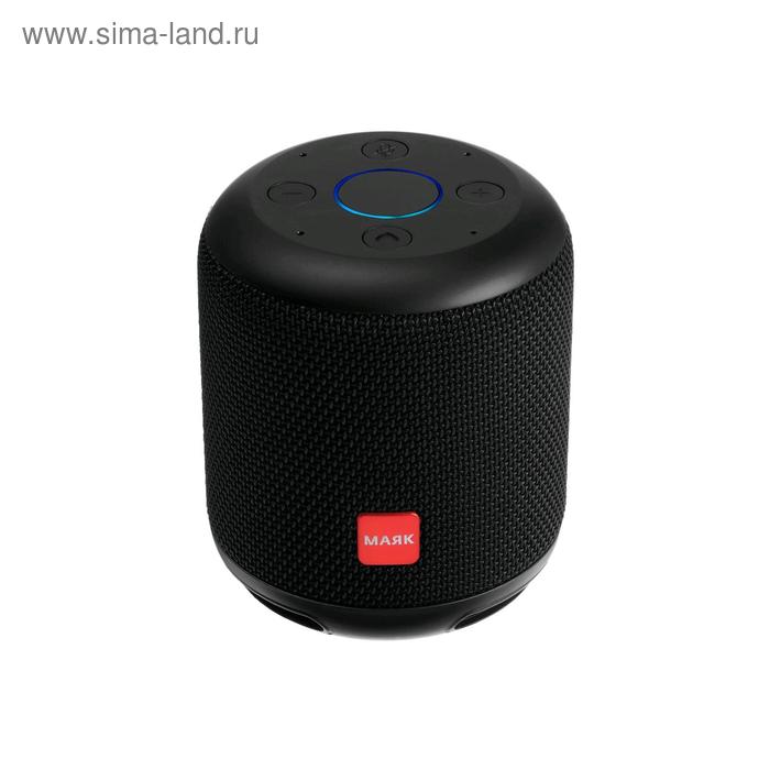 Умная колонка Prestigio Smartmate PSS101Y, Алиса, 2x3Вт, Wi-Fi, BT, AUX, 2x2200 мАч, чёрная - Фото 1