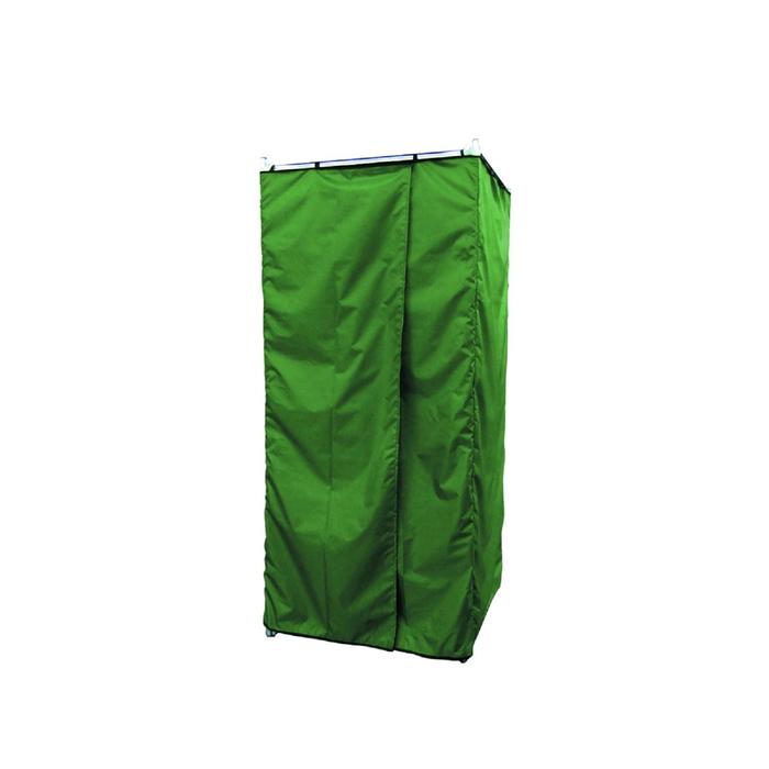 Душ дачный, 95 × 95 × 214 см, тент зелёный, сборная, без бака, Rostok - фото 1907129101