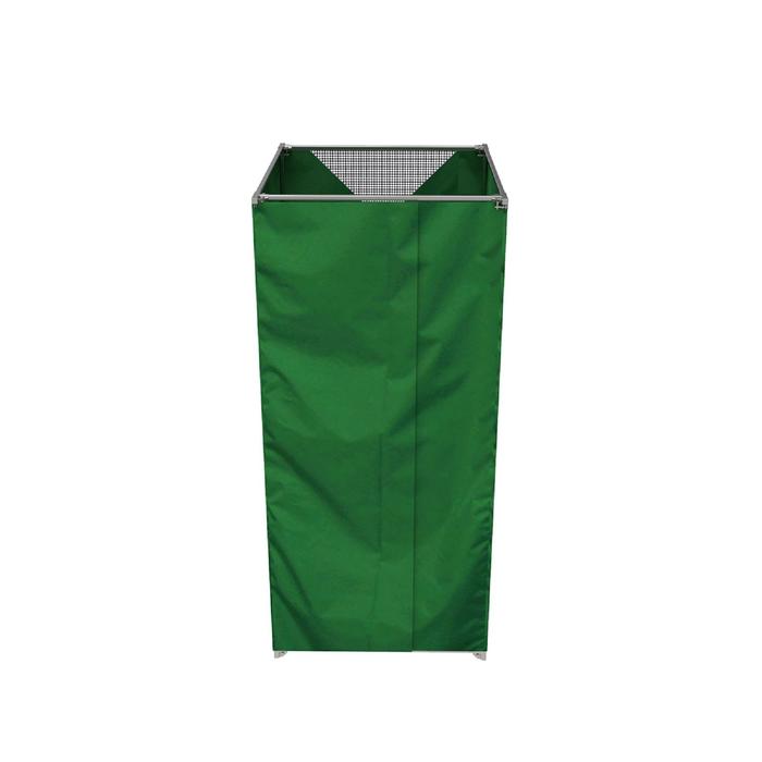 Душ дачный, 95 × 95 × 214 см, тент зелёный, сборная, без бака, Rostok - фото 1886514994