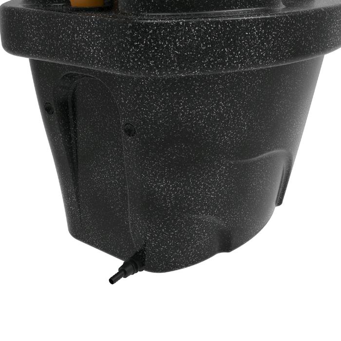 Биотуалет торфяной, 100 л, с ведром, бак 30 л, вентиляцией и дренажом, чёрный, «Rostok» - фото 1886515009