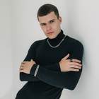 Цепочка на руку мужская «Цепь», классическая, 22 см, цвет серебро - Фото 5