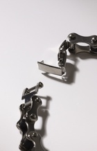 Цепочка на руку мужская «Атлант», оковы, 22 см, цвет серебро - Фото 3