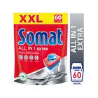Таблетки для посудомоечных машин Somat All In 1 Extra, 60 шт. - Фото 1