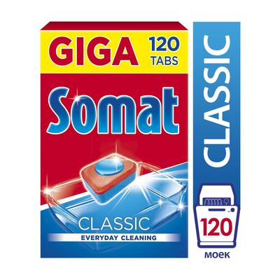 Таблетки для посудомоечных машин Somat Classic, 120 шт.