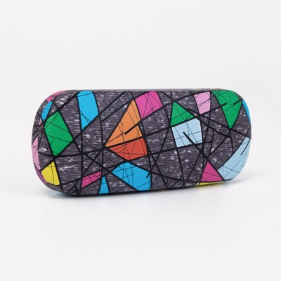 Футляр для очков, 16 × 2,5 × 6 см, цвет серый