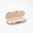 Футляр для очков, 16 × 2,5 × 6 см, цвет бежевый - фото 53005012