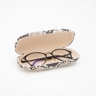 Футляр для очков, 16 × 2,5 × 6 см, цвет бежевый - фото 53005013