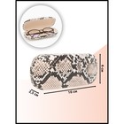 Футляр для очков, 16 × 2,5 × 6 см, цвет бежевый - фото 53005014