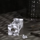 Светодиодная фигура «Белый фонарь со свечкой» 5.5 × 13 × 5.5 см, пластик, батарейки AG13х3, свечение тёплое белое - Фото 3