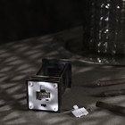 Светодиодная фигура «Бронзовый фонарь со свечкой» 5.5 × 13 × 5.5 см, пластик, батарейки AG13х3, свечение тёплое белое - фото 9727662