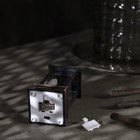 Светодиодная фигура «Бронзовый фонарь со свечками» 5.5 × 13 × 5.5 см, пластик, батарейки AG13х3, свечение тёплое белое - фото 6321467