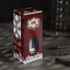 Светодиодная фигура «Серебристый фонарь со свечками» 5.5×13×5.5 см, пластик, батарейки AG13×3 (в комплекте), свечение тёплое белое - Фото 5