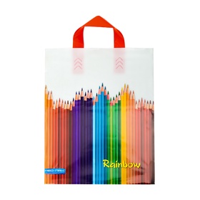 Пакет «Карандаши», полиэтиленовый с петлевой ручкой, 28?34 см, 60 мкм, МИКС (комплект 25 шт)